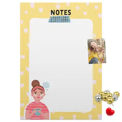 Cork pin board Note panel