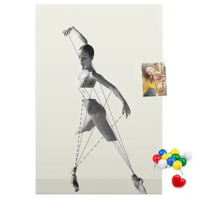 Ballerina Cork Note Board