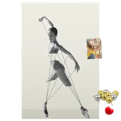 Ballerina Cork Note Board