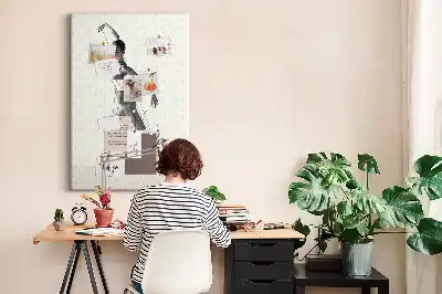 Ballerina Cork Note Board