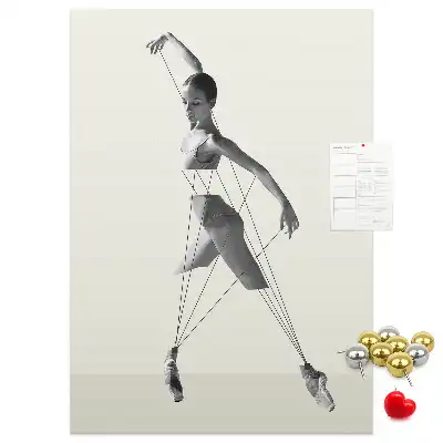 Ballerina Cork Note Board