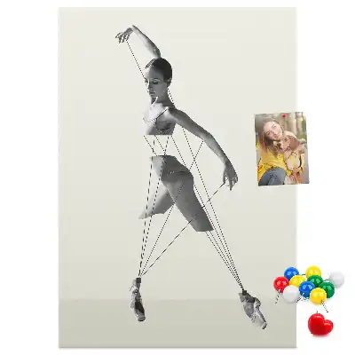 Ballerina Cork Note Board