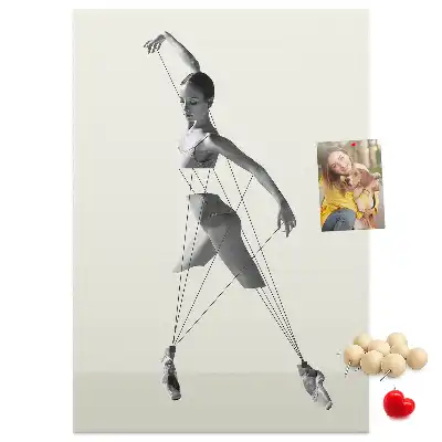 Ballerina Cork Note Board