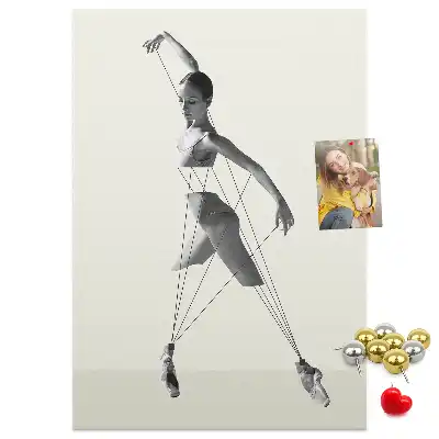 Ballerina Cork Note Board