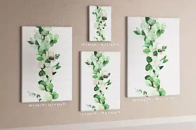 Branch with leaves cork pin board