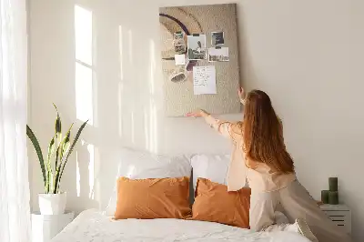Cork Note Board for Holiday Souvenirs