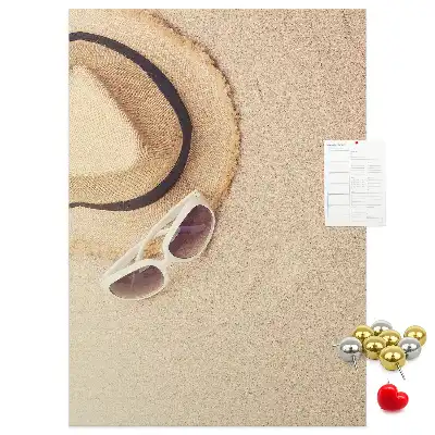 Cork Note Board for Holiday Souvenirs