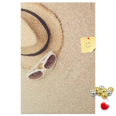 Cork Note Board for Holiday Souvenirs