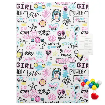 Cork pin board Children's theme