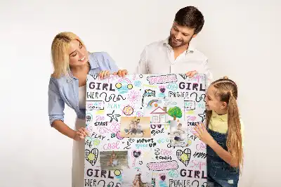 Children's cork pin board