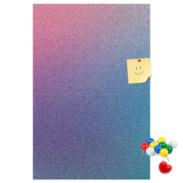 Abstract Gradient Cork Note Board