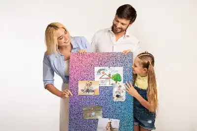 Abstract Gradient Cork Note Board