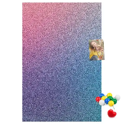 Abstract Gradient Cork Note Board