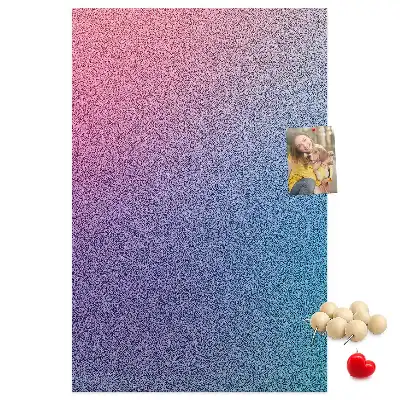 Abstract Gradient Cork Note Board