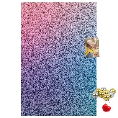 Abstract Gradient Cork Note Board