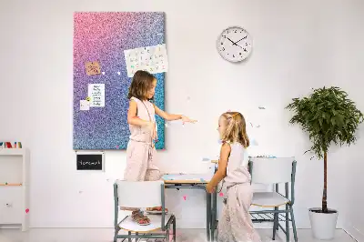 Abstract Gradient Cork Note Board