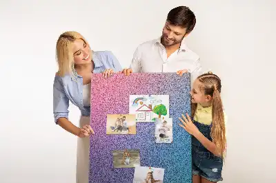 Abstract Gradient Cork Note Board