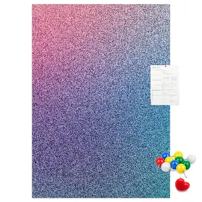 Abstract Gradient Cork Note Board