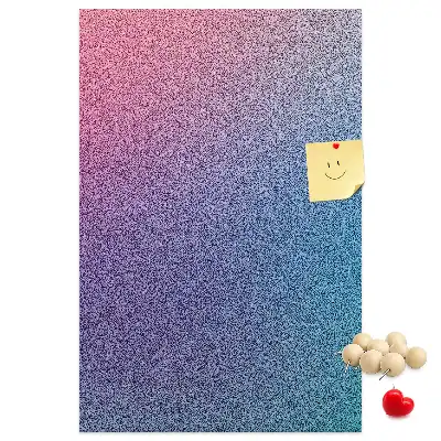 Abstract Gradient Cork Note Board
