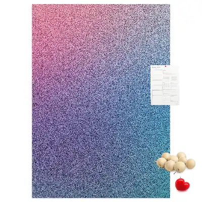 Abstract Gradient Cork Note Board
