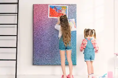 Abstract Gradient Cork Note Board