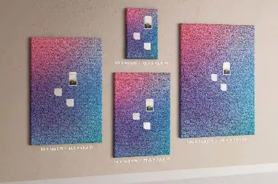 Abstract Gradient Cork Note Board
