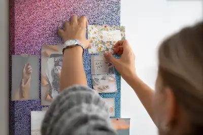 Abstract Gradient Cork Note Board