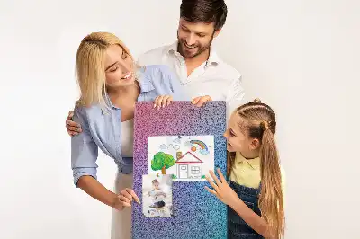 Abstract Gradient Cork Note Board