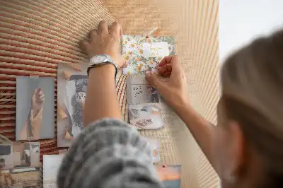 Subtle Pattern Cork Pin Board