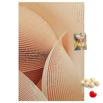 Subtle Pattern Cork Pin Board