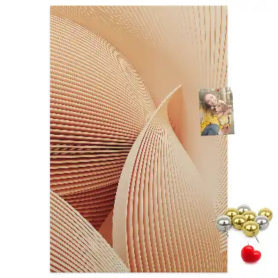 Subtle Pattern Cork Pin Board