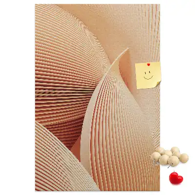 Subtle Pattern Cork Pin Board