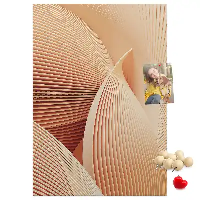 Subtle Pattern Cork Pin Board