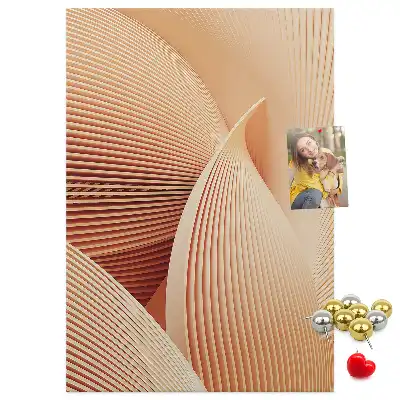 Subtle Pattern Cork Pin Board