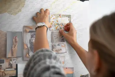 Watercolor Abstract Wall Cork Memo Board