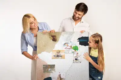 Watercolor Abstract Wall Cork Memo Board
