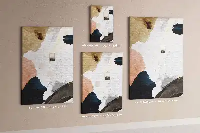 Watercolor Abstract Wall Cork Memo Board