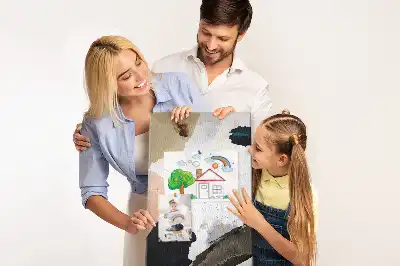 Watercolor Abstract Wall Cork Memo Board