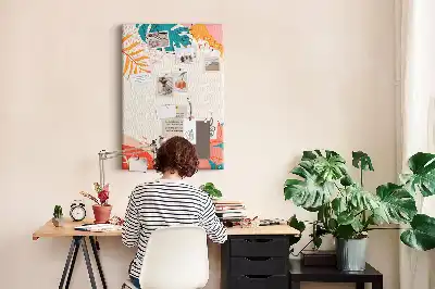 Tropical Shores Cork Pin Board