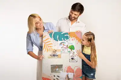 Tropical Shores Cork Pin Board