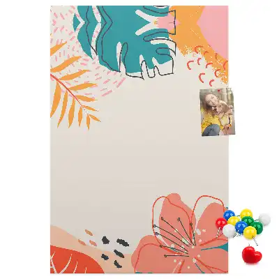 Tropical Shores Cork Pin Board