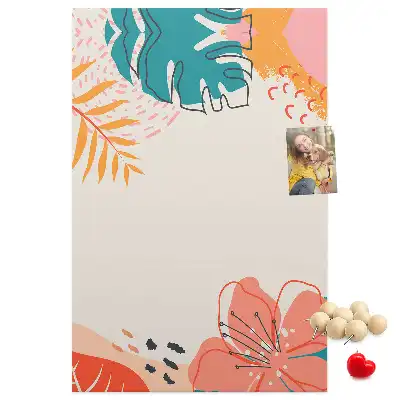 Tropical Shores Cork Pin Board