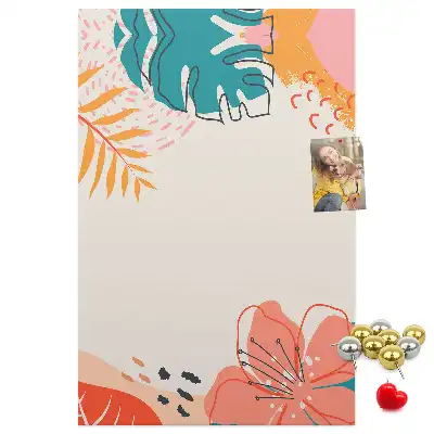 Tropical Shores Cork Pin Board
