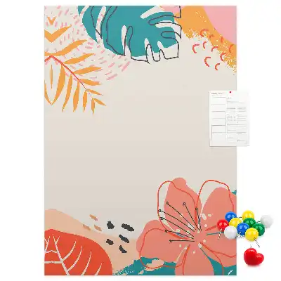 Tropical Shores Cork Pin Board