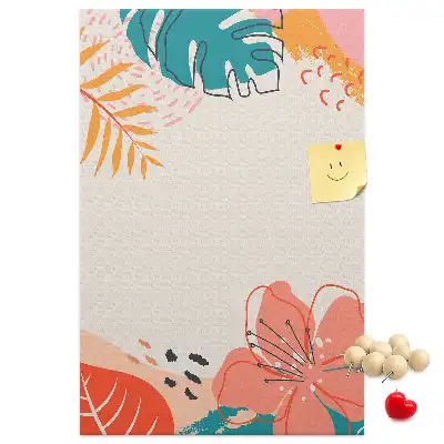 Tropical Shores Cork Pin Board