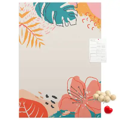 Tropical Shores Cork Pin Board