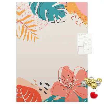 Tropical Shores Cork Pin Board