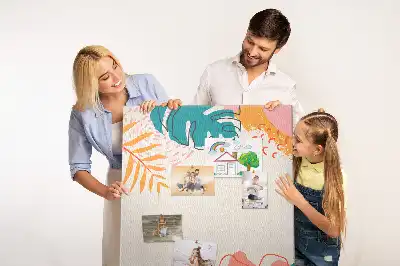Tropical Shores Cork Pin Board