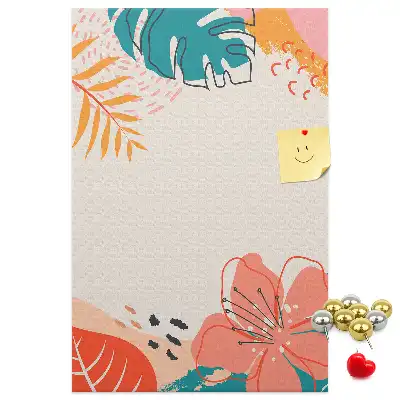 Tropical Shores Cork Pin Board
