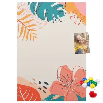 Tropical Shores Cork Pin Board